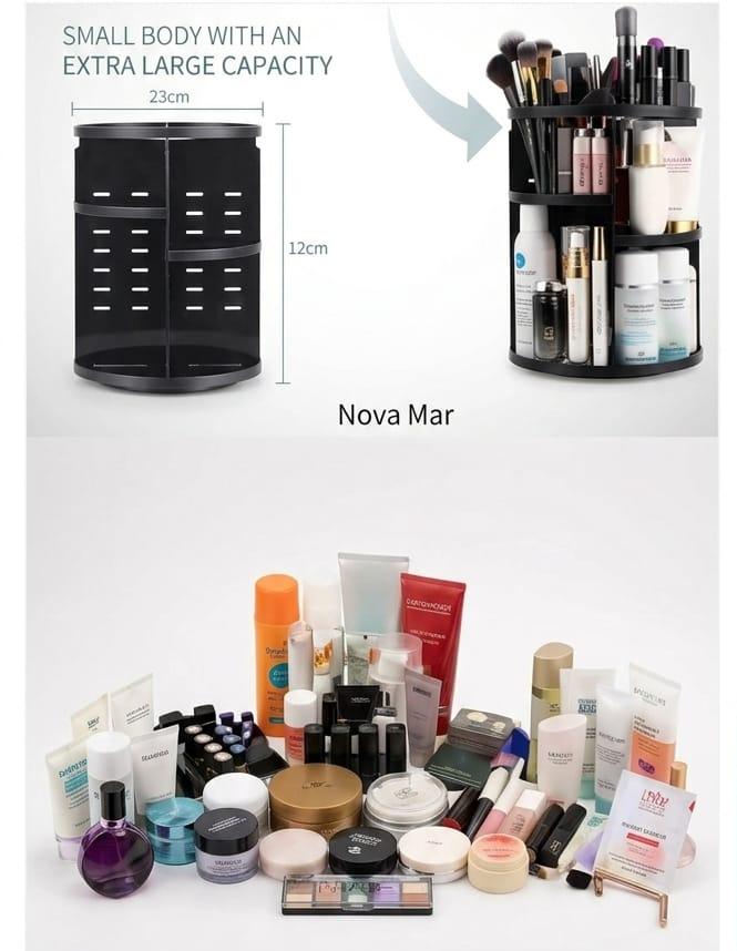 360 Makeup Organizer Box