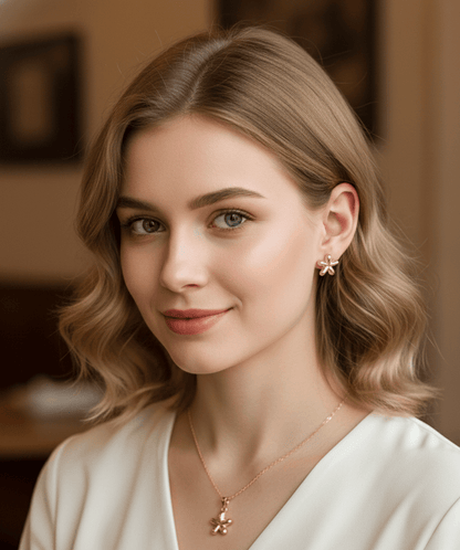 Floral Star Pendant Set