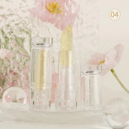 Miss Rose Magic Jelly Glitter Lip Balm Moisturizing Color-Changing Yellow