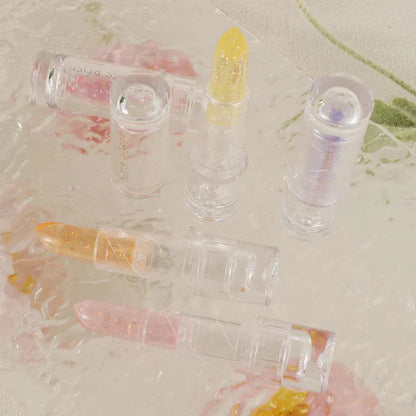 Miss Rose Magic Jelly Glitter Lip Balm Moisturizing Color-Changing Yellow