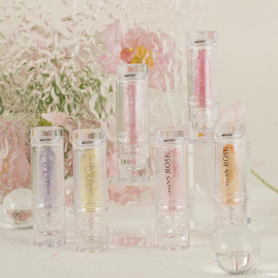 Miss Rose Magic Jelly Glitter Lip Balm Moisturizing Color-Changing Yellow
