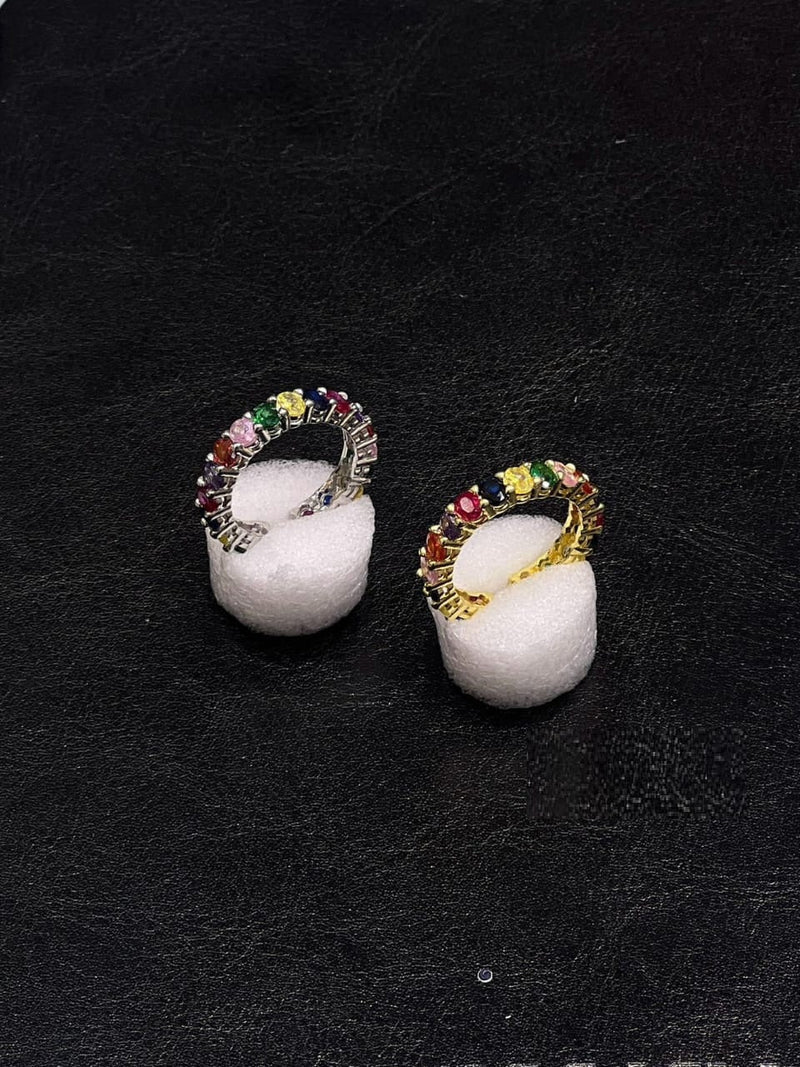 Rainbow Crystal Eternity Ring